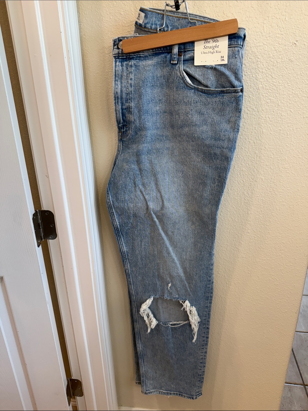 Abercrombie & Fitch Light Blue Straight Jeans